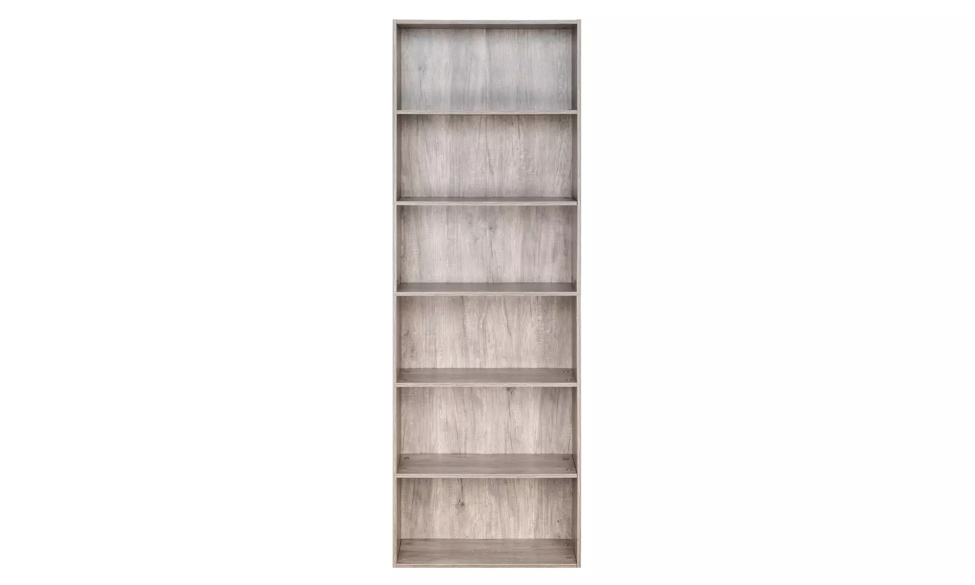 6-Tier Shlef Bookcase 71" Wooden Bookshelf Storage Wall Display Stand Dark Oak - Primary Image