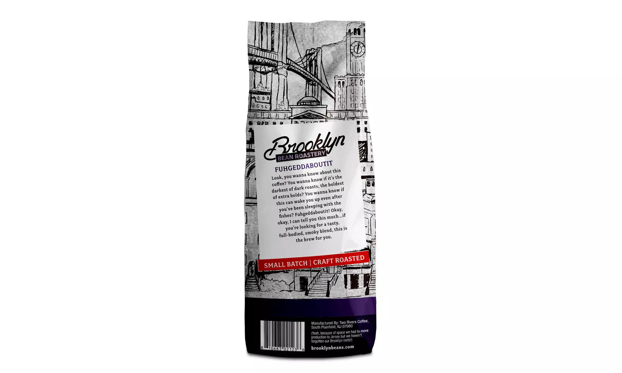 Brooklyn Bean Ground Coffee 12 Ounce Bags - 2 pk or 6 pk
