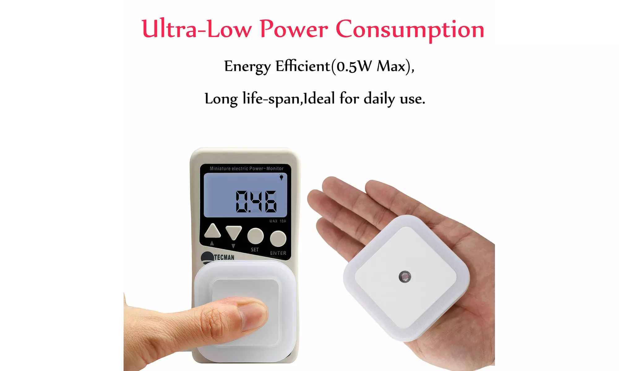 4-8 PCS Auto LED Light Induction Sensor Control Bedside Night Light In Wall Lamp