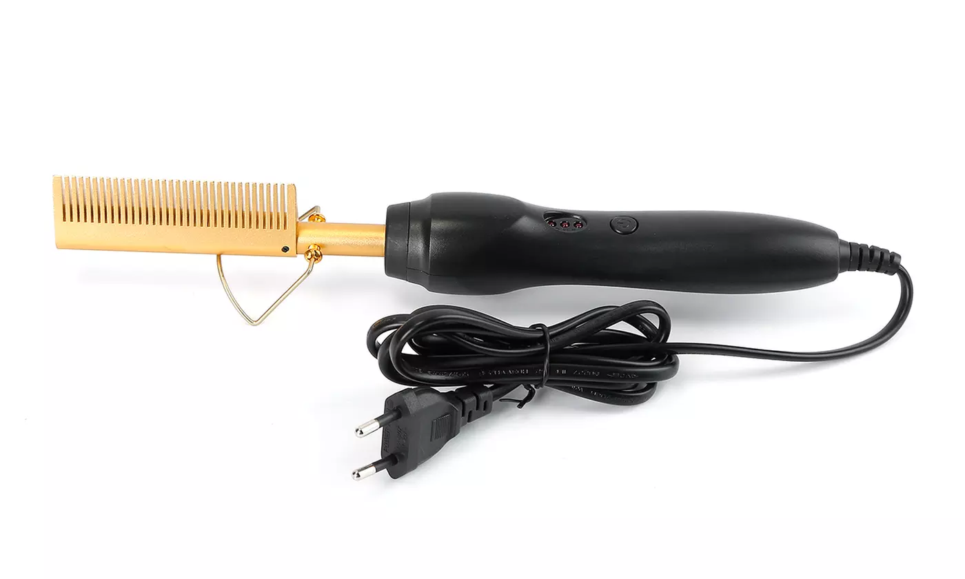iMounTEK Styling Hair Straightener Curler Comb - Second Medium