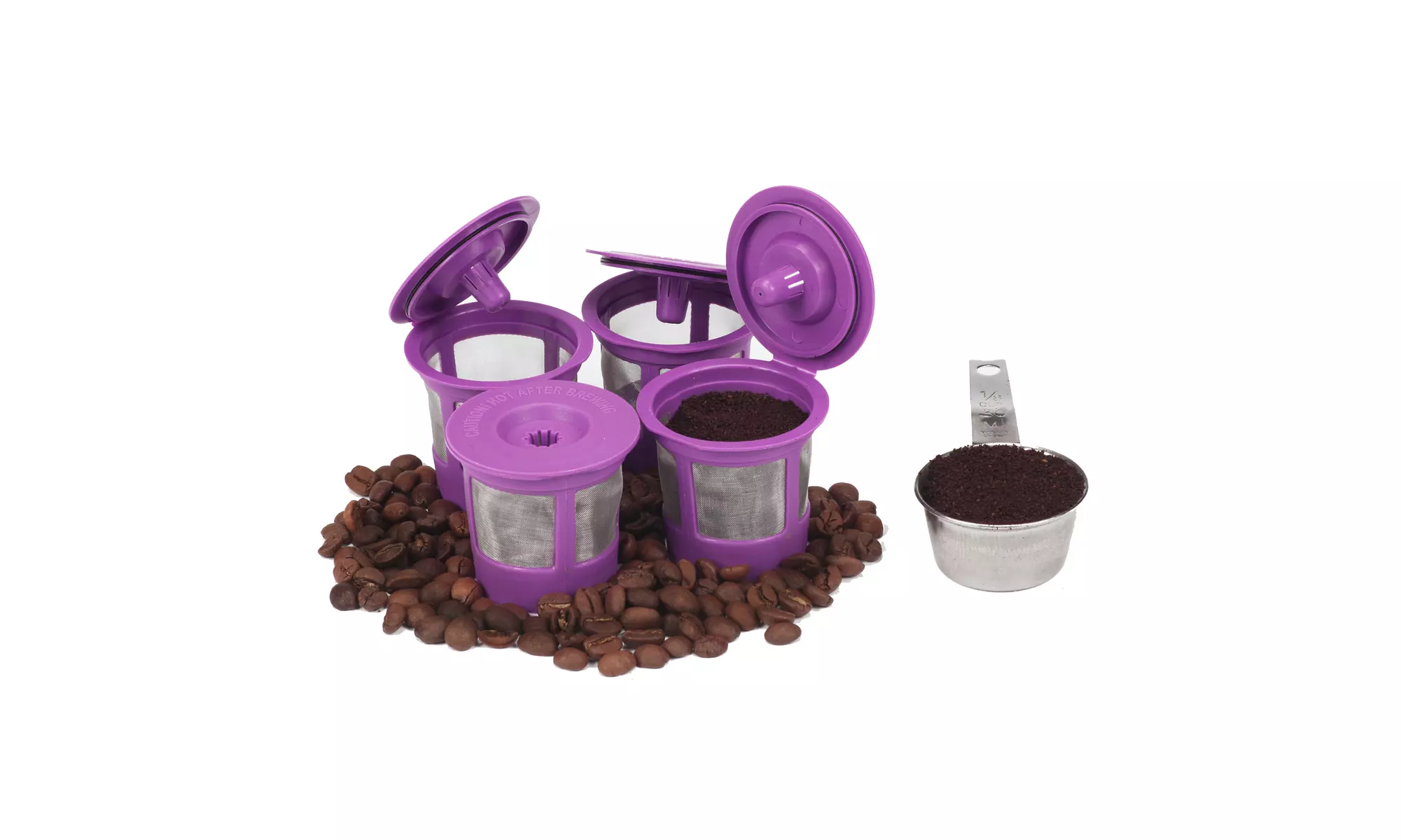 6 Pack Reusable K-Cup Coffee Filters   Compatible with Keurig 1.0 & 2.0 Brewers - Second Medium