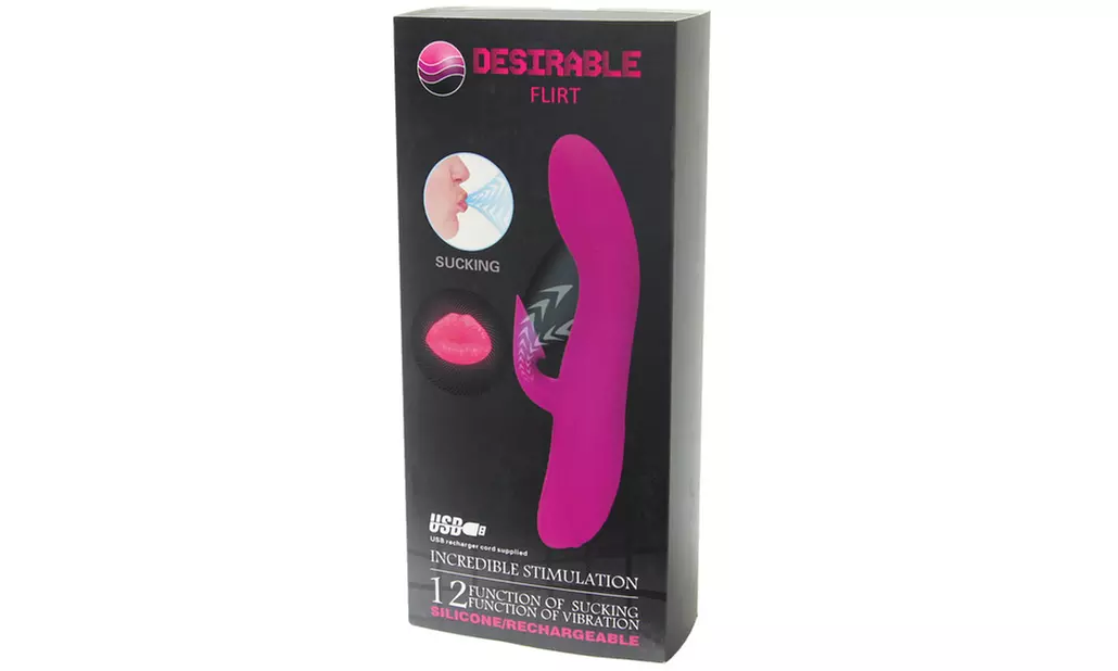 12 Function Fuchsia Fantasy Desirable Sucking Rabbit - Second Medium