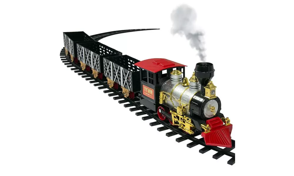 VT Classic Train Set For Kids With Smoke, Music, Lights Battery Op Railway Set - Primary Image
