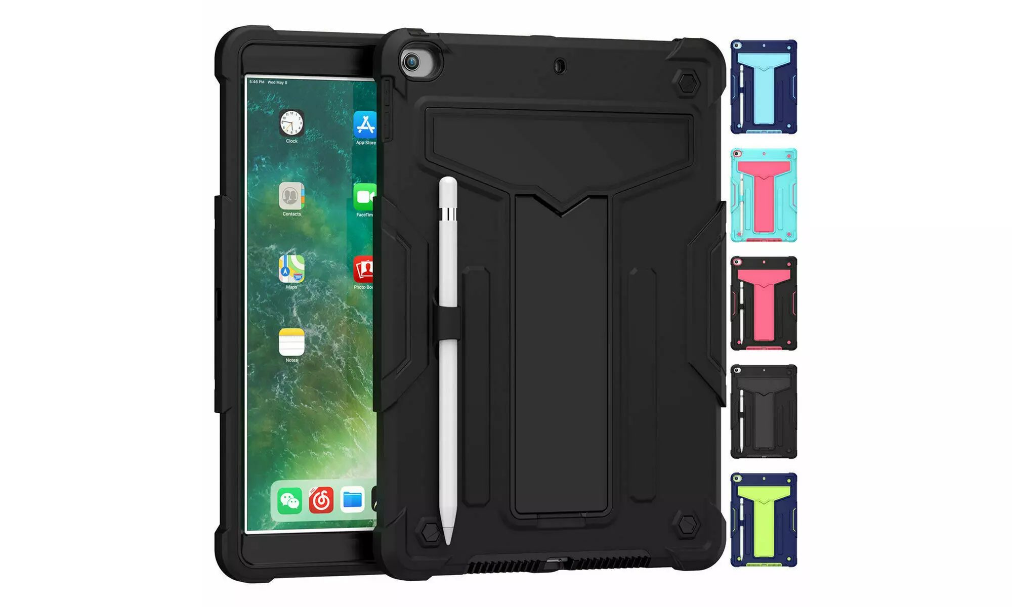 Shockproof Heavy Duty Cover Stand Case For iPad 9th/8th/7th Generation 10.2 inch - Primary Image