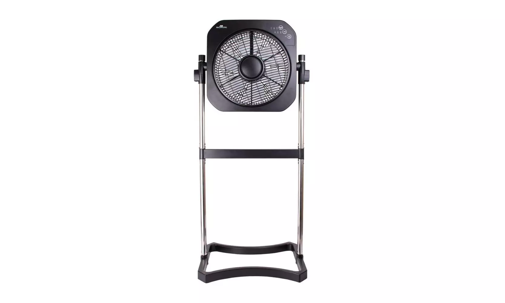 Air Innovations 12-Inch 2-in-1 Swirl Cool Fan with Cord Wrap (Black) - Second Medium