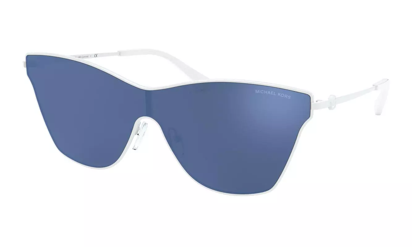 Michael Kors LARISSA MK1063 White Frame/Blue Mirrored Lenses  - Primary Image