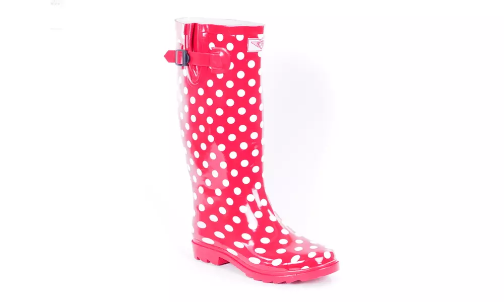 Polka dot RAIN boots - Primary Image