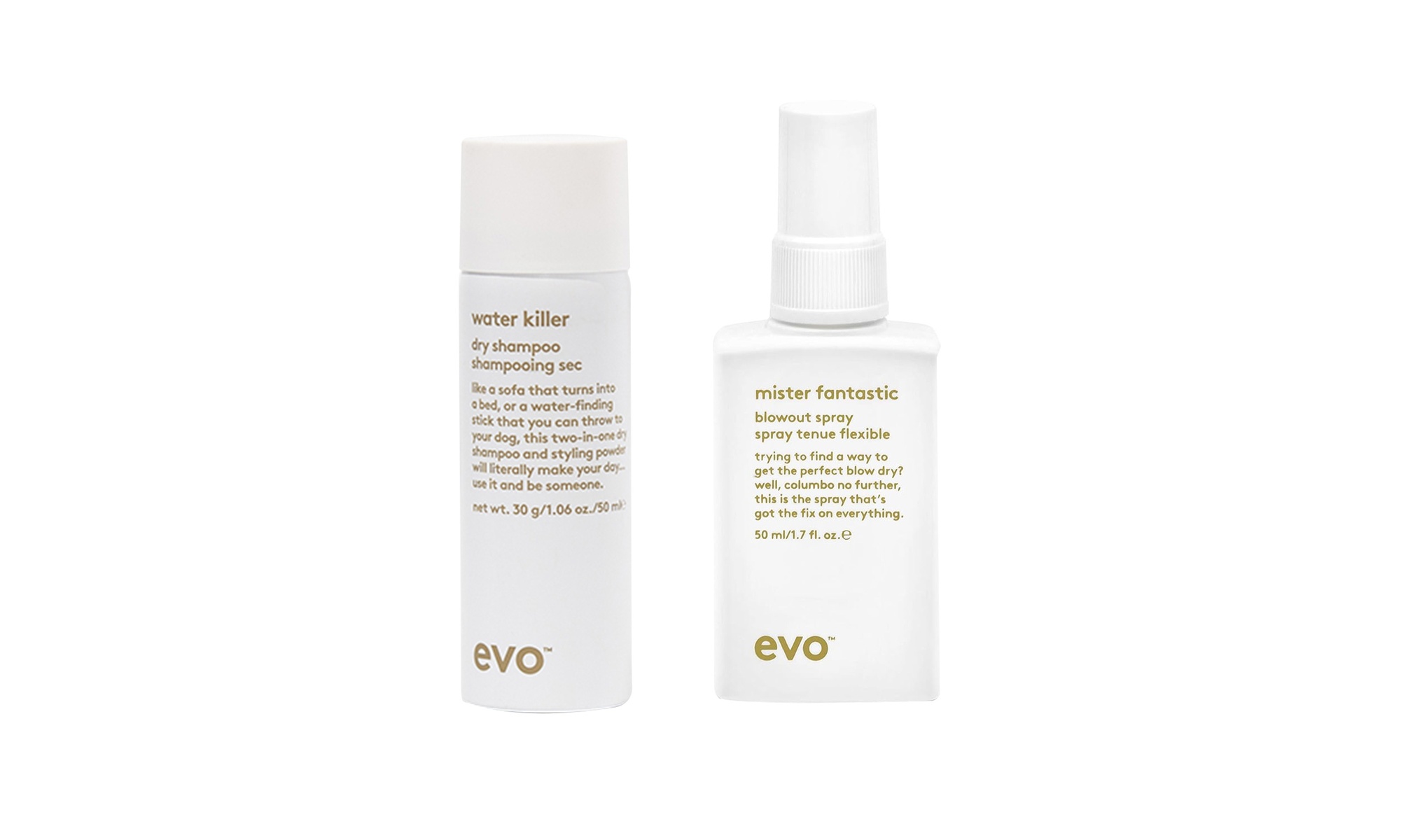 Evo Water Killer Dry Shampoo & Mister Fantastic Blowout Hair Spray (2 Piece Set)