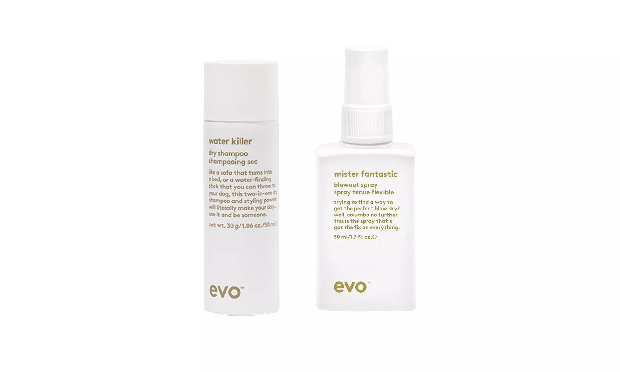 Evo Water Killer Dry Shampoo & Mister Fantastic Blowout Hair Spray (2 Piece Set)
