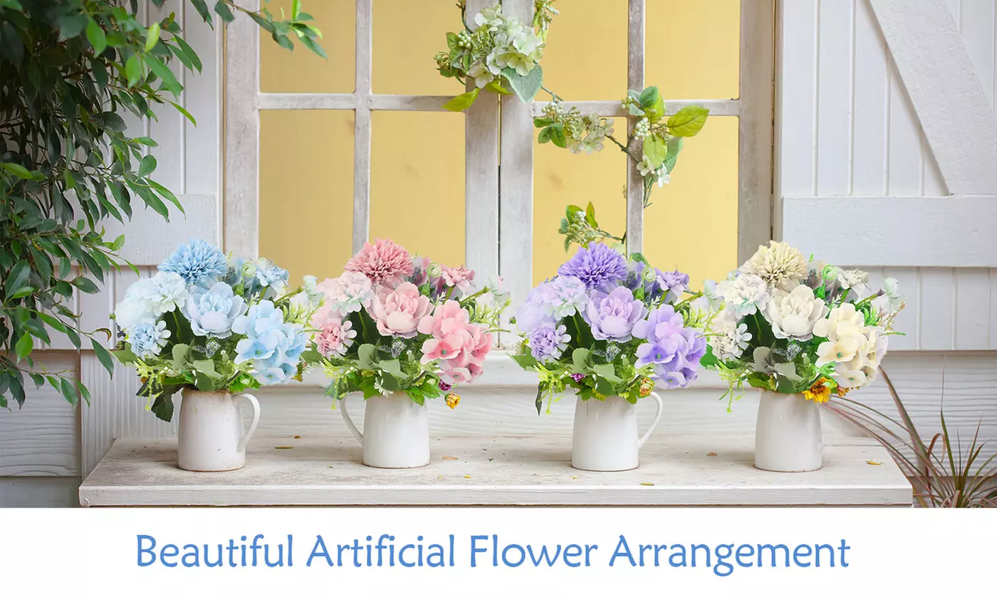Artificial Silk Peony Fake Flowers Bunch Bouquet Home Wedding Party Decor