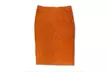 Miss MEME Junior's Denim Pencil Skirt Orange - Second Medium