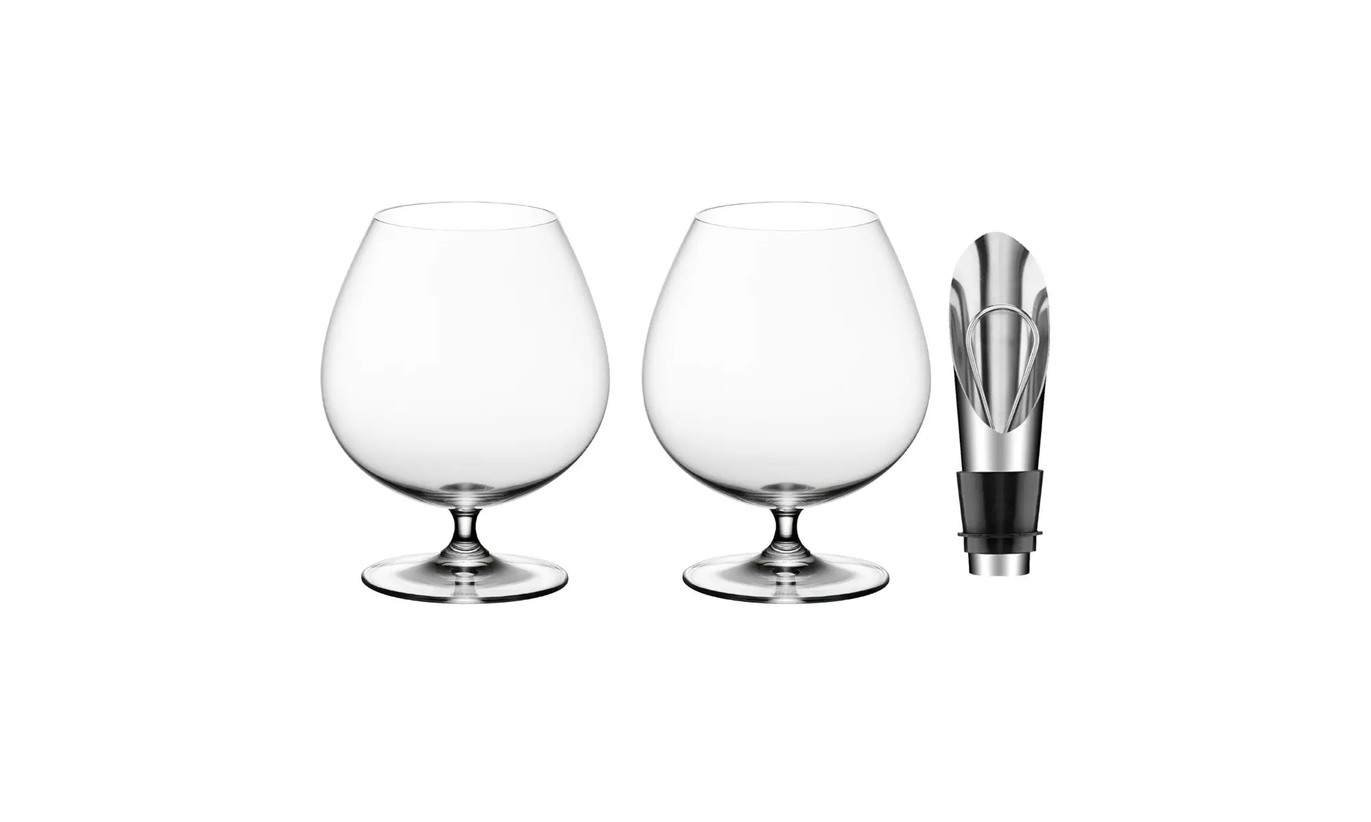 Riedel Vinum Brandy Glass (2-Pack) with Wine Pourer with Stopper - Primary Image