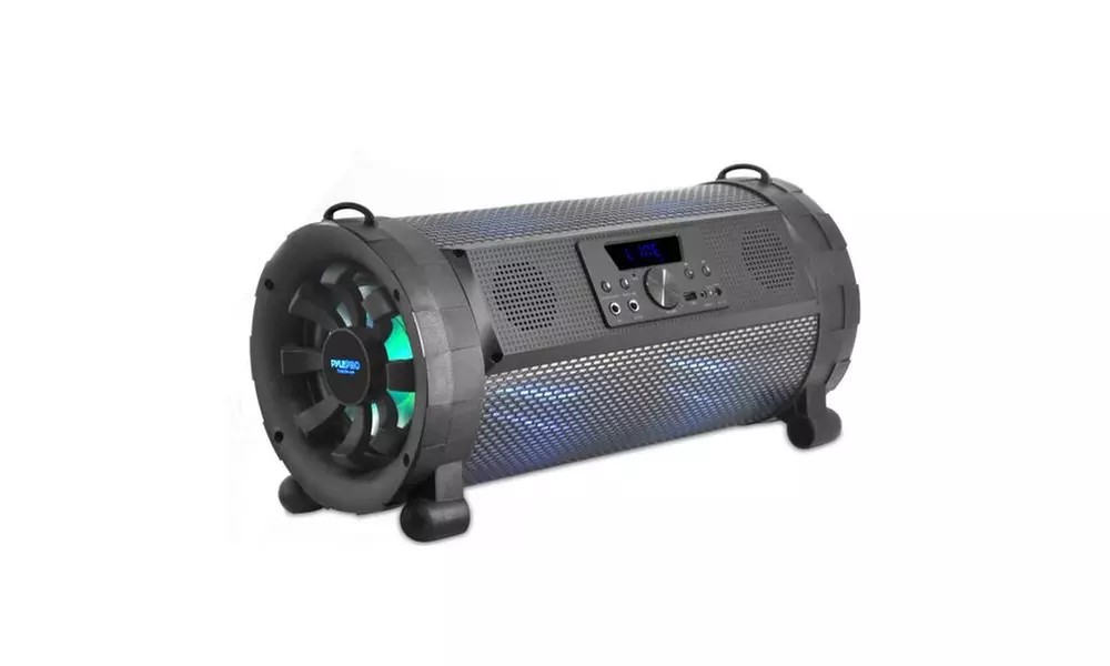  Pyle Portable Wireless Bluetooth Boombox w/ Mic, Remote, Power Adapter - Primary Image
