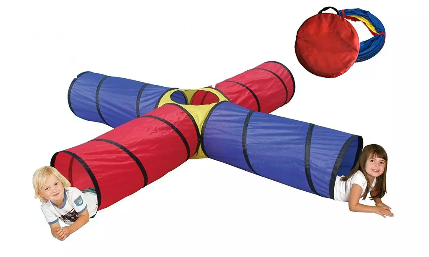 Kids Play Tunnels, Indoor Outdoor Crawl Through Tunnel for Kids Toddler Babies  - Primary Image