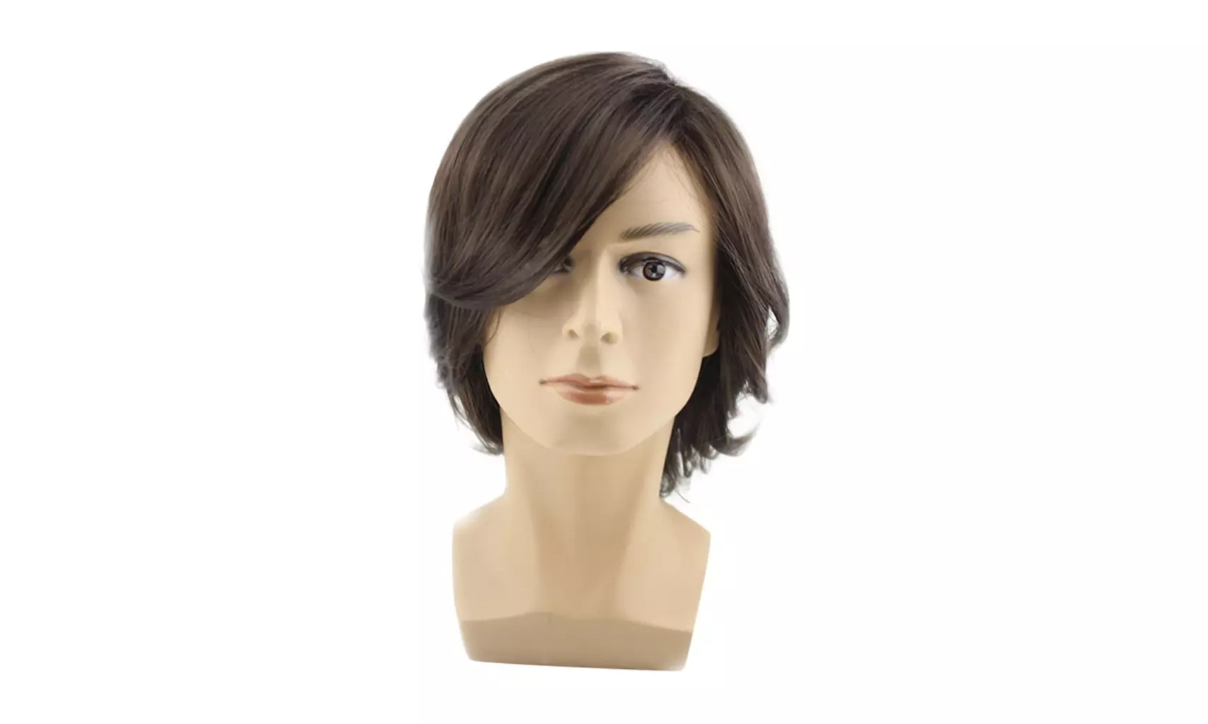 Rocker Men Black Short Hair Wig Perfect For Carnivals Party Cosplay Festival - Primary Image