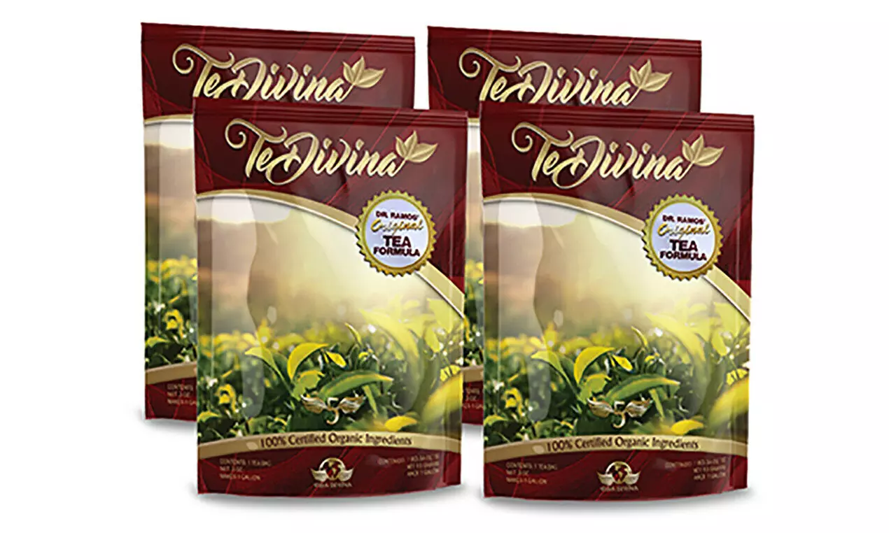 Te Divina Dr.Ramos Dietary Fiber, Digestive Enzyme Tea, 4 week , 4 Bags  - Primary Image