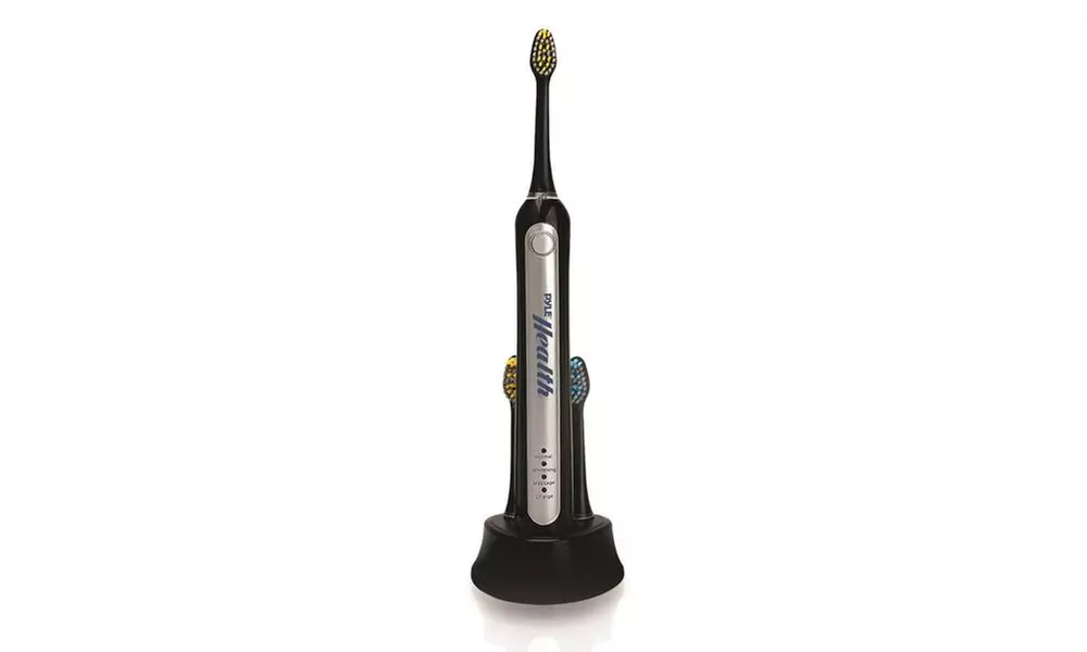 Ultrasonic Wave Rechargeable Electric Toothbrush w/ Automatic Charging Base Dock - Primary Image