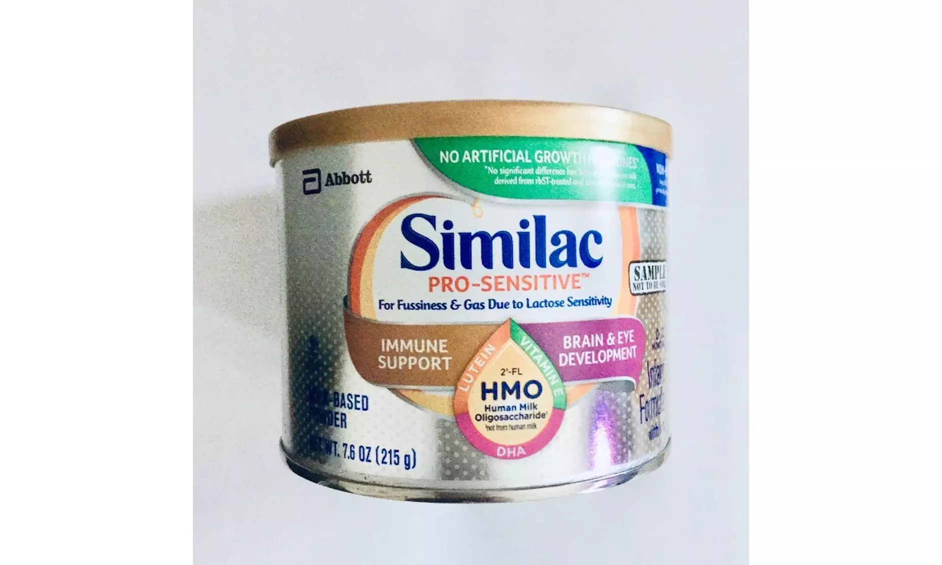 SIMILAC PRO-SENSITIVE NON GMO 7.6 OZ BABY FORMULA POWDER EXP 08/2021 - Primary Image