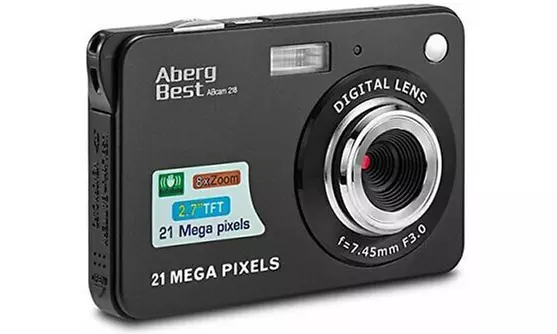 AbergBest 21 Mega Pixels 2.7 Rechargeable HD Digital Camera Video - Primary Image