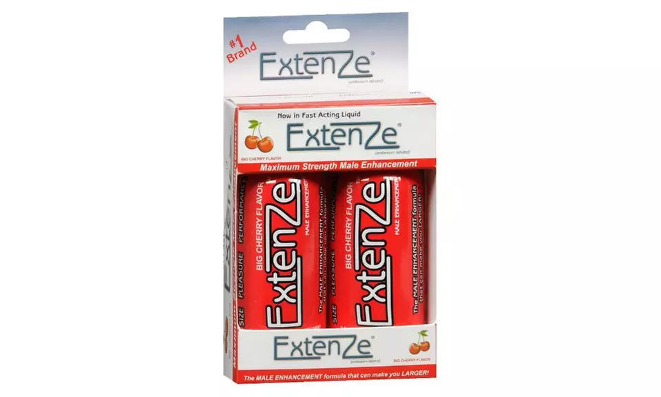 Extenze Enhancement Shooters - 2 Ct. - Big Cherry Flavor - 2 Oz - Primary Image