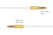 3.5mm AUX Audio Cable 2 Pack 6 Feet Gold-plated Car Auxiliary Cable - Second Medium