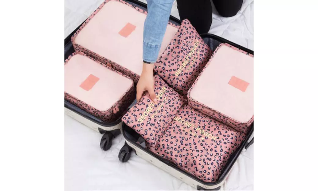 9Pcs Waterproof Clothes Storage Bags Packing Cube Travel Luggage Organizer Pouch