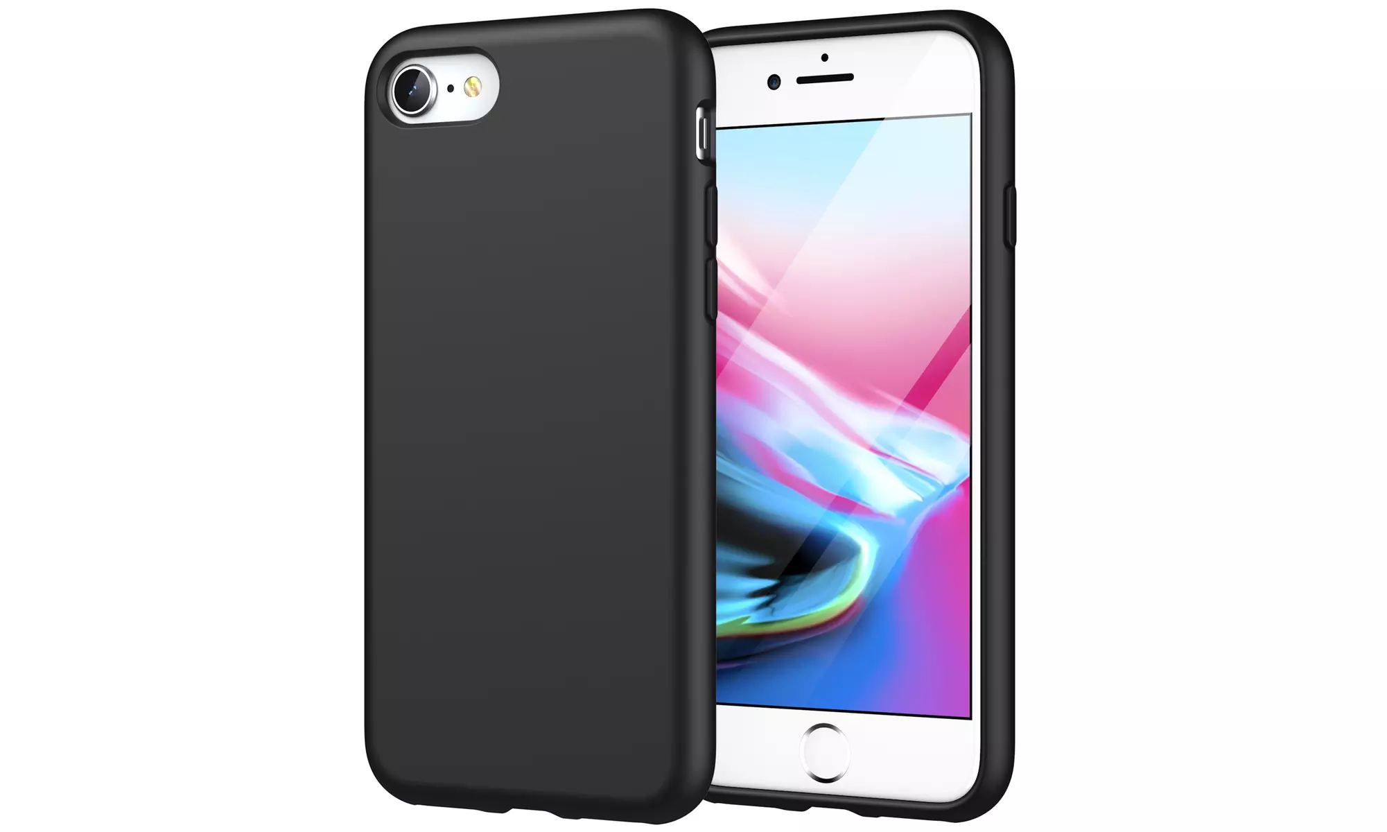 Silicone Case for iPhone 7/8, iPhone SE 3/2, Silky-Soft Touch Shockproof Case