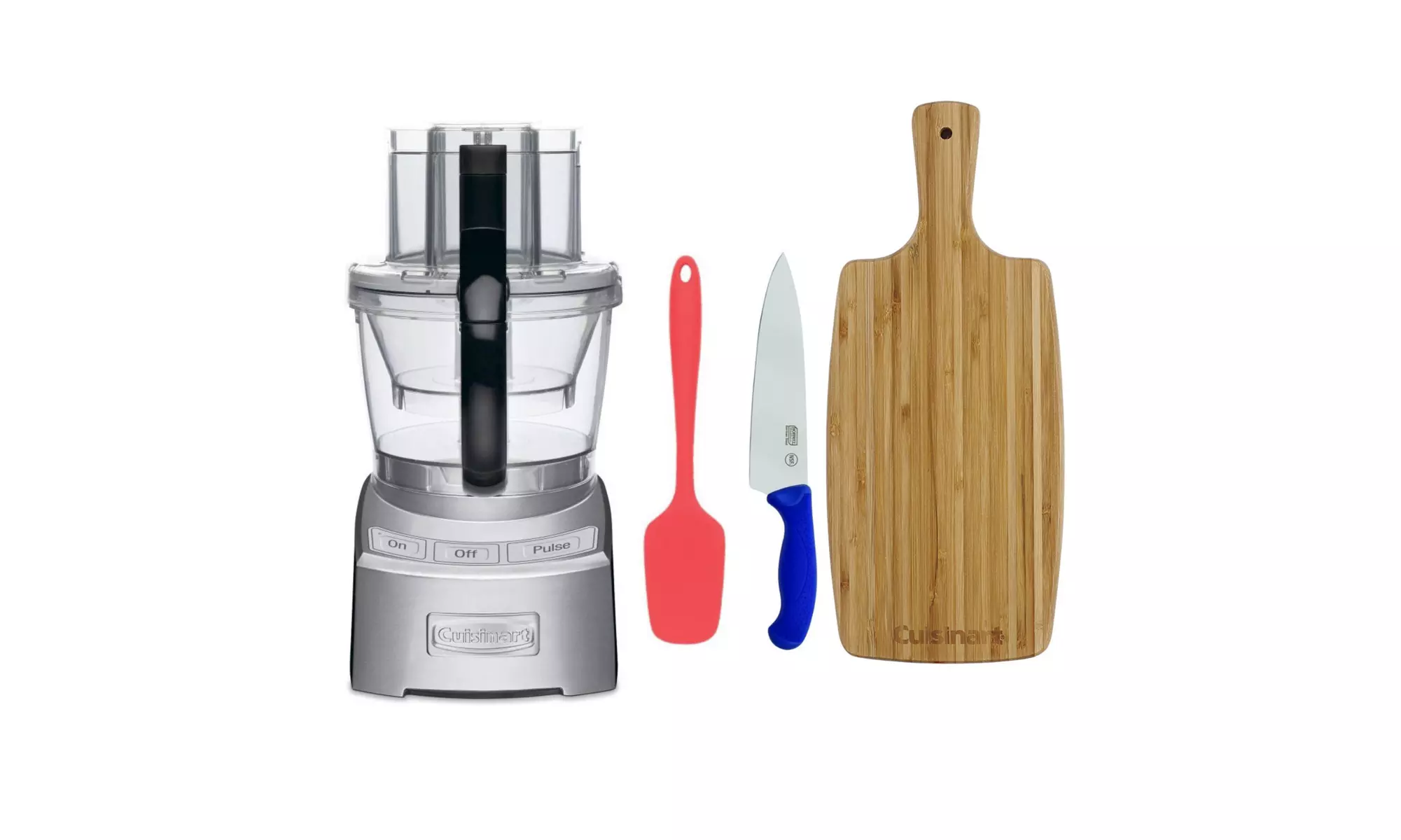 Cuisinart FP12DCN Elite 12-Cup Food Processor (Die Cast) w/ Bamboo Board Bundle - Primary Image