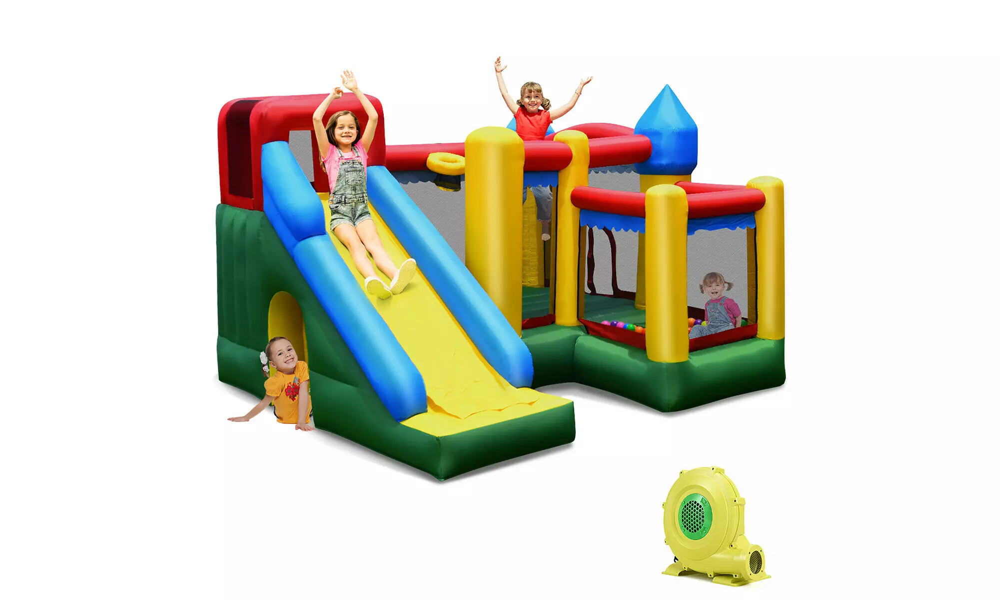 Costway Mighty Inflatable Bounce House Castle Jumper Moonwalk Bouncer