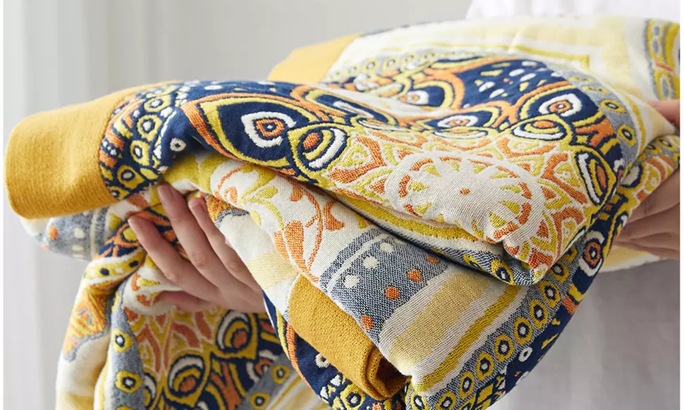 Peace Nest Peace Nest Boho Throw Blanket 