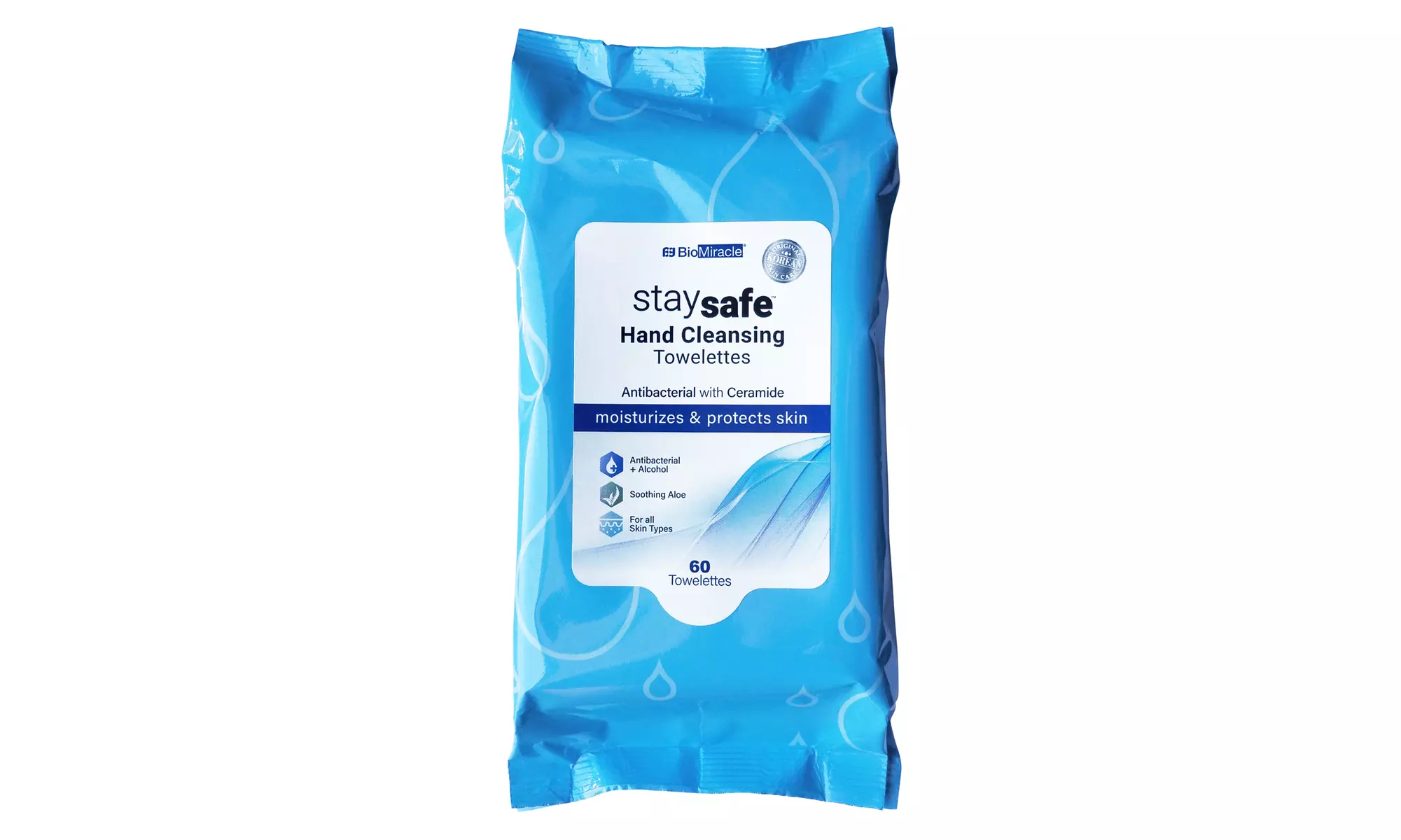 Anti-Bacterial Wipes with 62% Alcohol and Aloe (60, 120, and 180-Count)