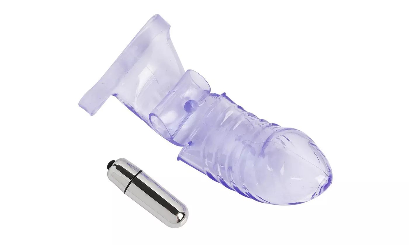 Finger Sleeve Massager Vibrator G-spot GloveLesbian toy 