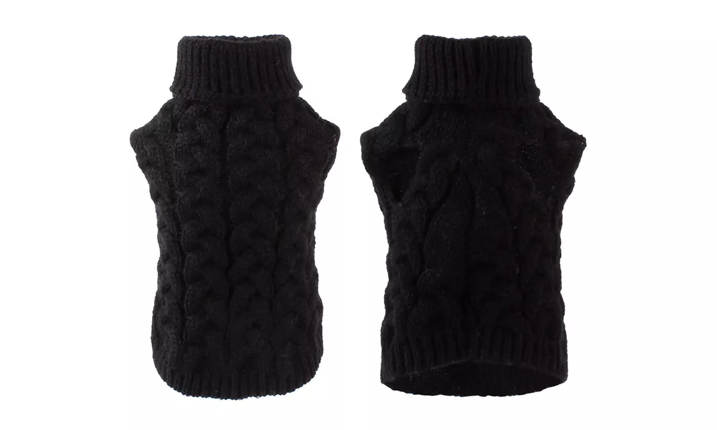Pet Dog Puppy Knit Sweater Jumper Clothes Cat Knitwear Costume Coat Apparel
