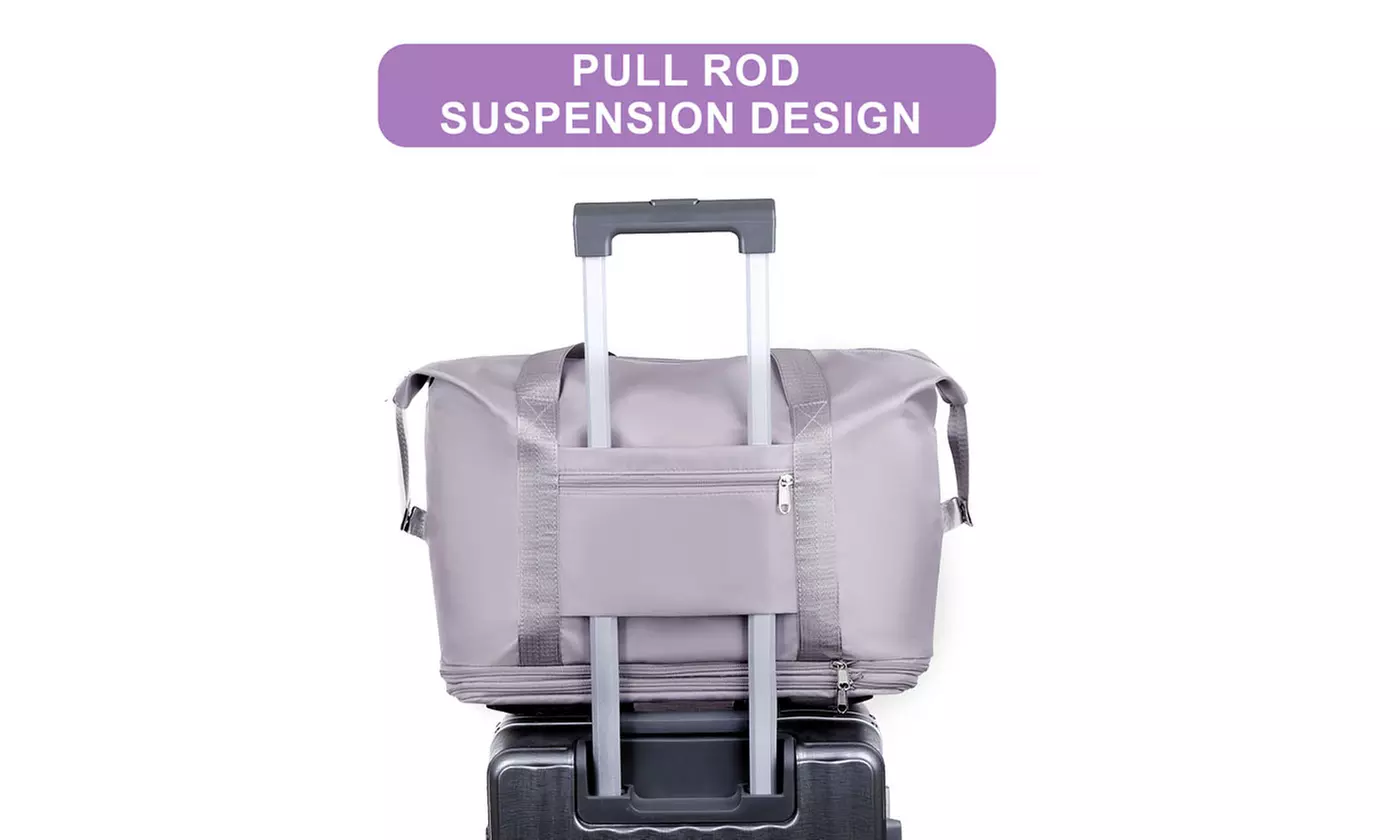 Multi-Functional Duffel Bag Lightweight Expandable Travel Bag With Wheels