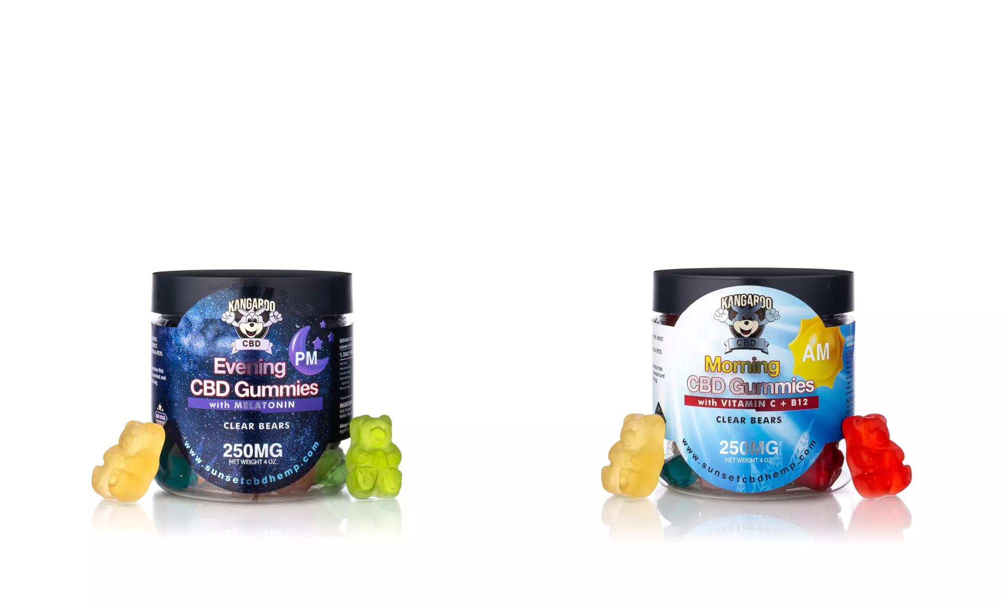 AM / PM BUNDLES - CBD Gummies from Kangaroo - Multiple Options Available