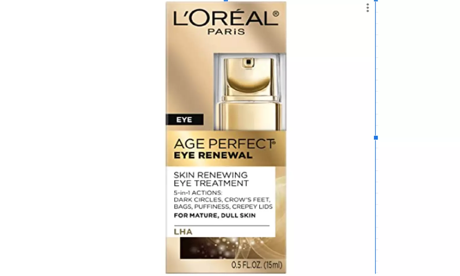Loreal Age Perfect Eye Renewal Cream .5 oz - Primary Image
