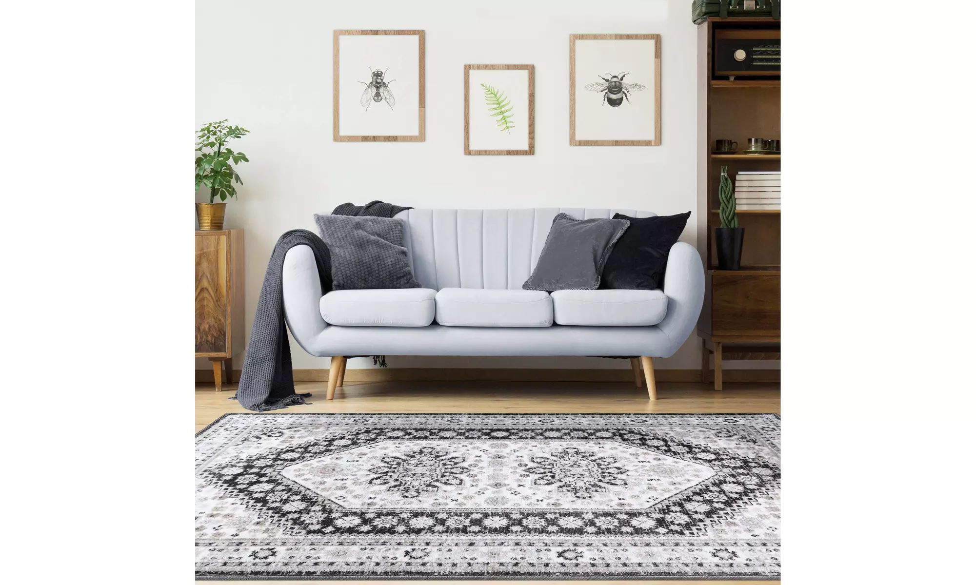 Layland Abstract Power Loomed Floor Rug Indoor Large Area Rugs - Primary Image