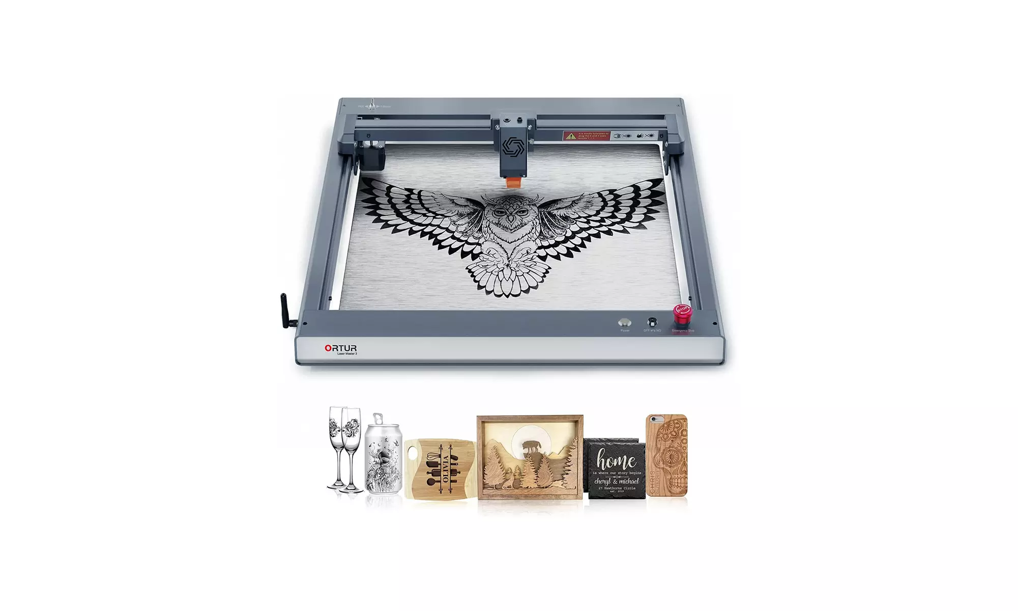 ORTUR Laser Master 3, LU2-10A 10W Laser Module Intelligent Laser Engraver - Primary Image