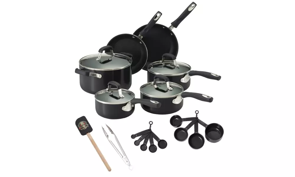 Guy Fieri Aluminum Cookware Set with Tools (21-Piece) - Primary Image