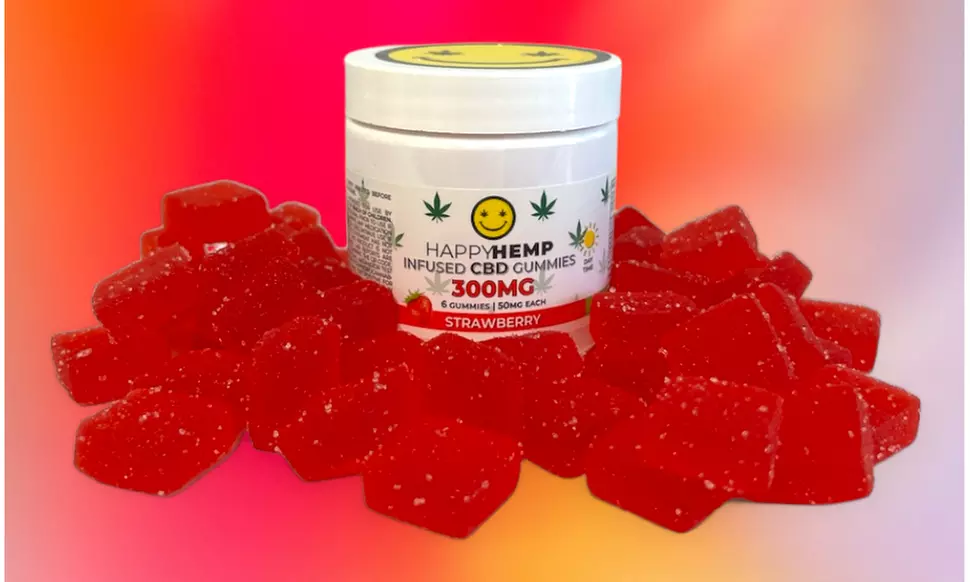 Happy Hemp Infused CBD Gummies Broad Spectrum CBD Gummies - Multiple Flavors