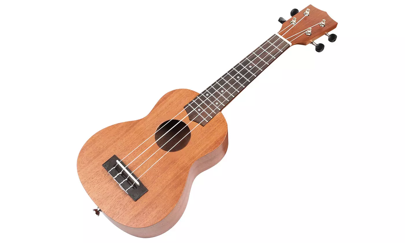 iMounTEK 21" Sapele Ukulele 4-String Hawaiian Acoustic Guitar - Primary Image
