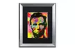 Dean Russo 'Abraham Lincoln III' Matted Silver Framed Art - Second Medium