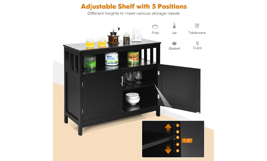 Up To 53% Off On Costway Kitchen Buffet Server... | Groupon Goods