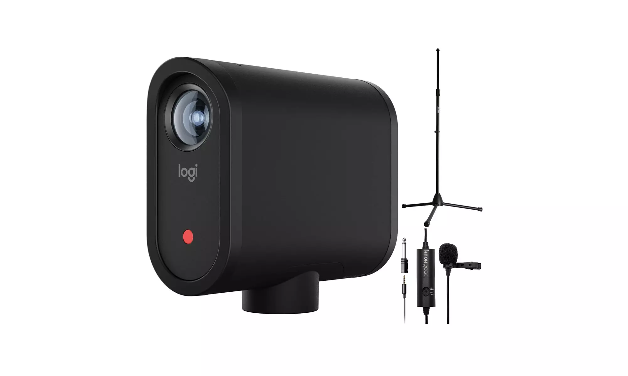 Logitech Mevo Start 1080p Live Streaming Camera Bundle with Microphone Stand - Primary Image