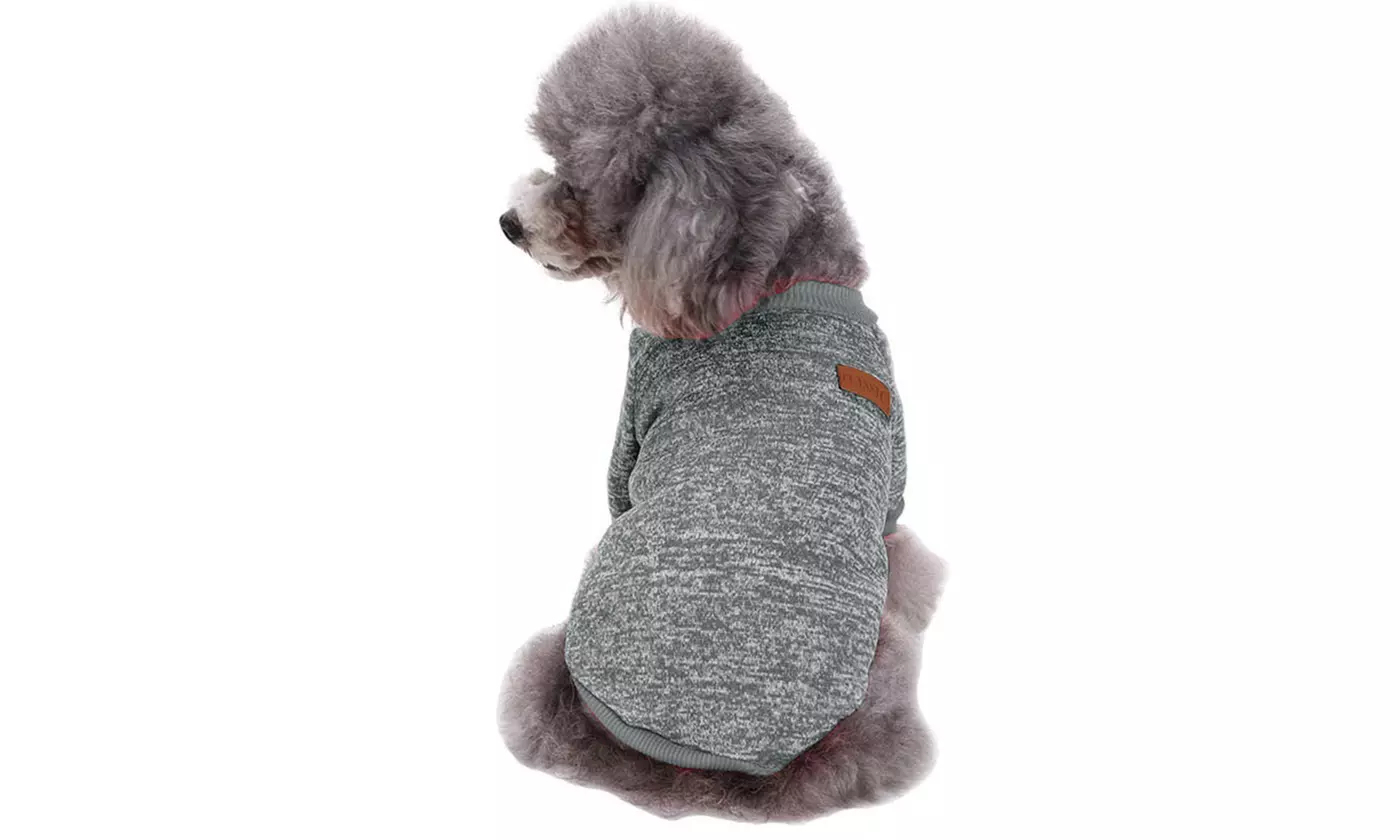 Pet Dog Cat Warm Fleece Vest Clothes Coat Puppy Shirt Sweater Apparel XS-XXL