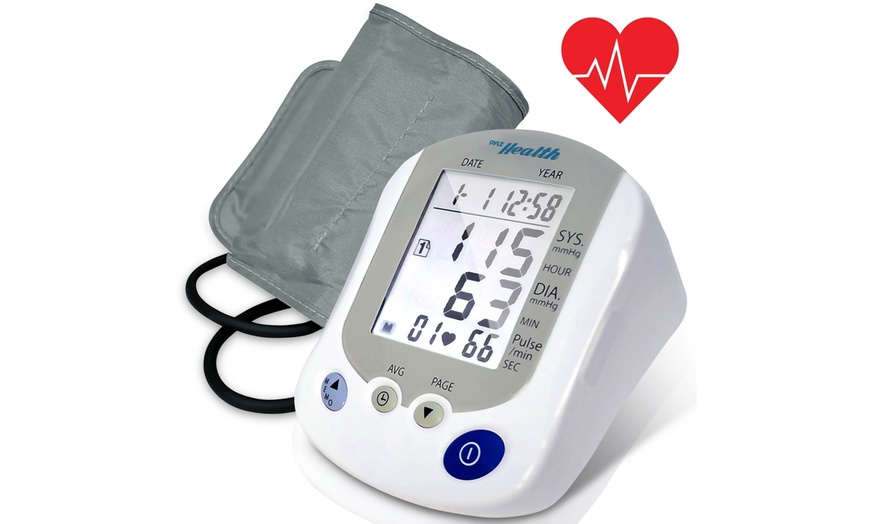 Bluetooth Blood Pressure Monitor With Downloadable Health Tracking App 