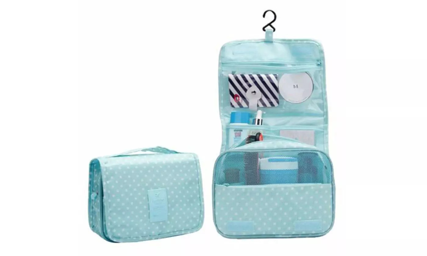 Large Cosmetic Makeup Travel Organizer Hanging Toiletry Bag