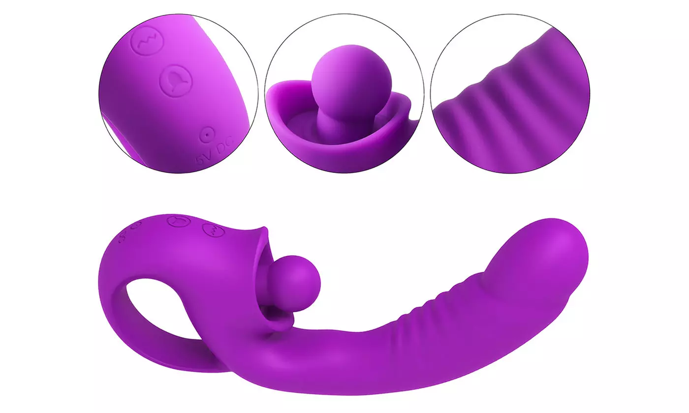 Clitoral Tapping Rabbit Vibrator for Clit G Spot Triple Stimulation