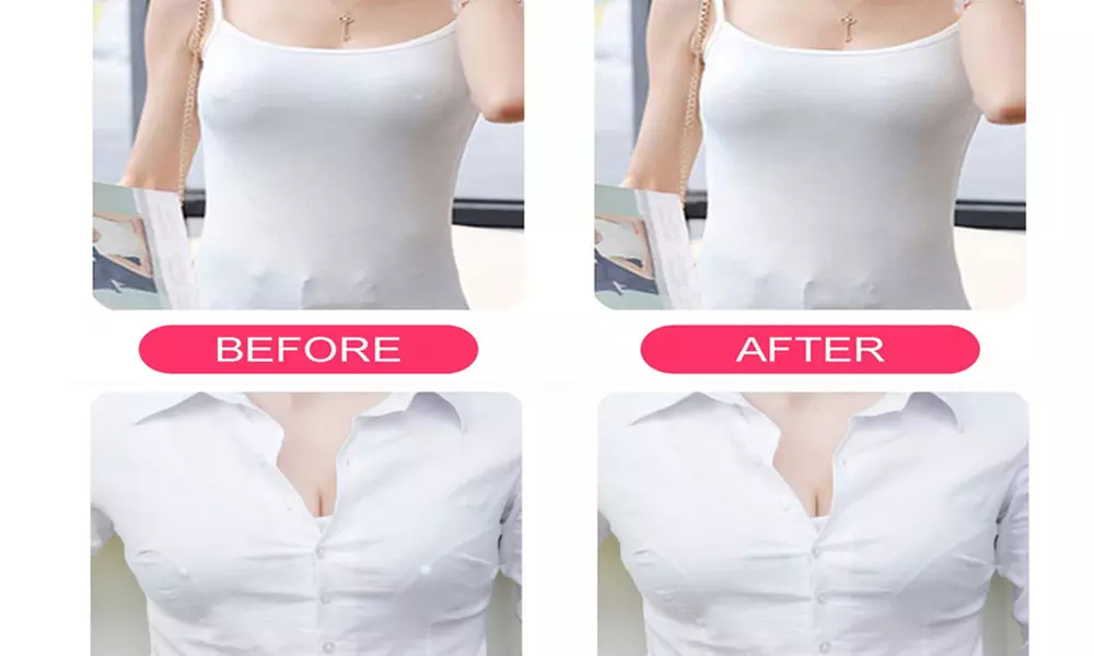 4 Pairs Nipple Covers Pasties for Women Reusable Adhesive Breast Nipple Covers