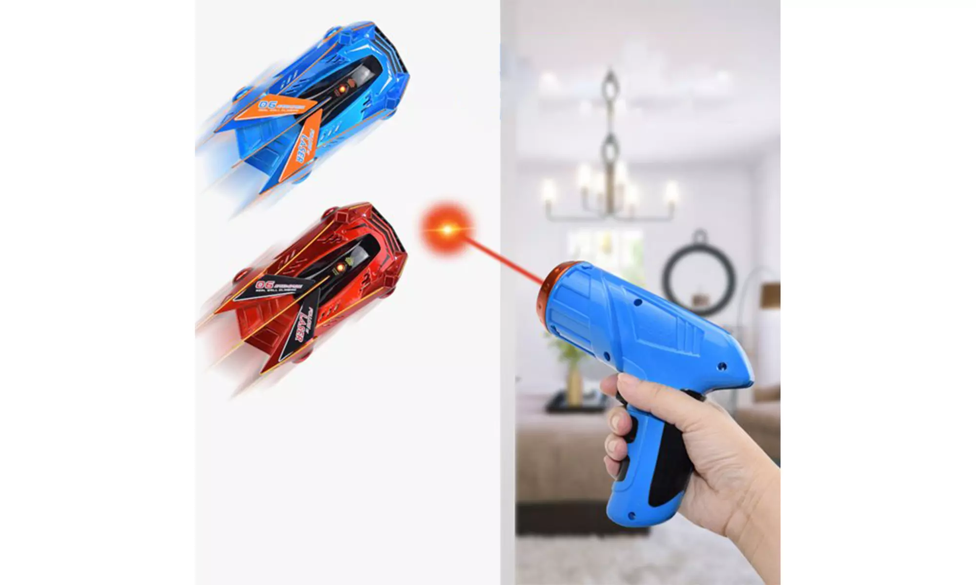 Zummy Zero Gravity Laser-Guided Real Wall Climbing Race Car - Primary Image